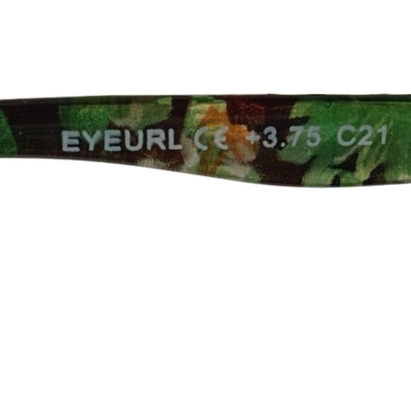 EYEURL Women's Cat Eye Reading Glasses +3.75 C21 Case Included as pictured - Picture 4 of 7